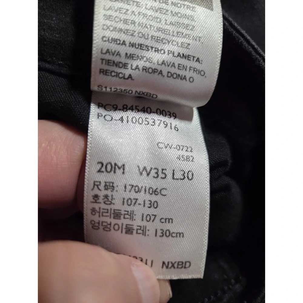 Signature by Levi Strauss Womens Mid-Rise Skinny Jeans Black Size 20M Stretch